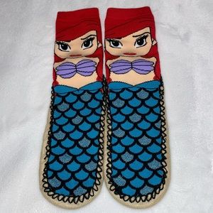 The Little Mermaid- Disney - indoor walking socks with grip